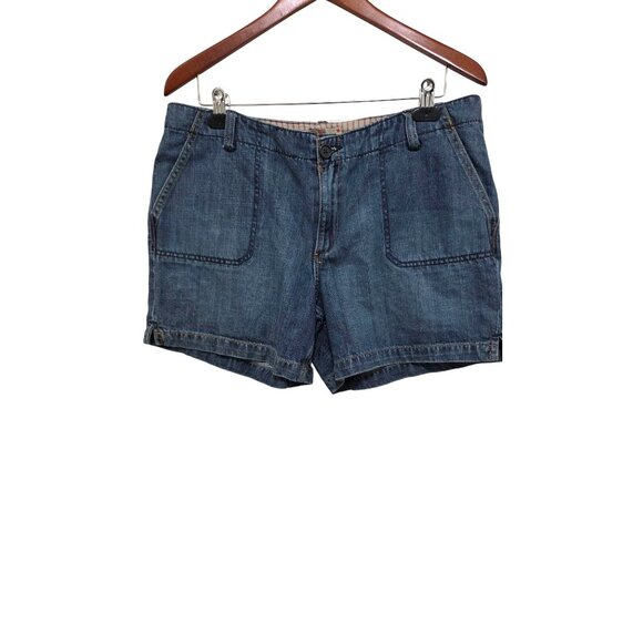 Old Navy Denim Women's Low-Rise Micro Shorts Size 12 - Picture 1 of 9